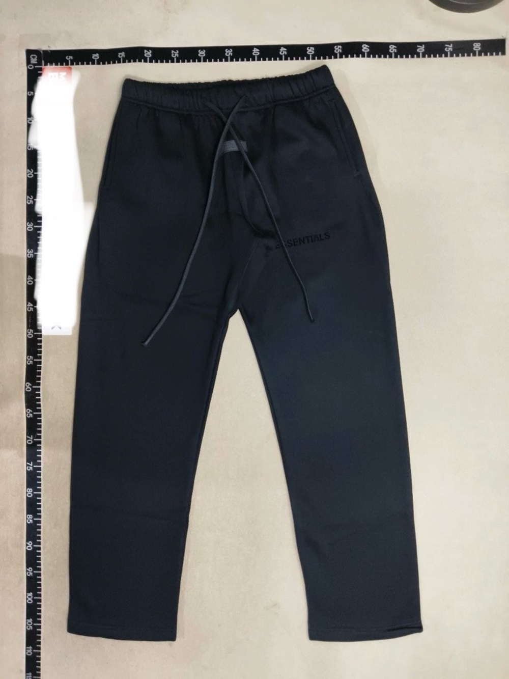 Fear of God Black Essentials Drawstring Joggers